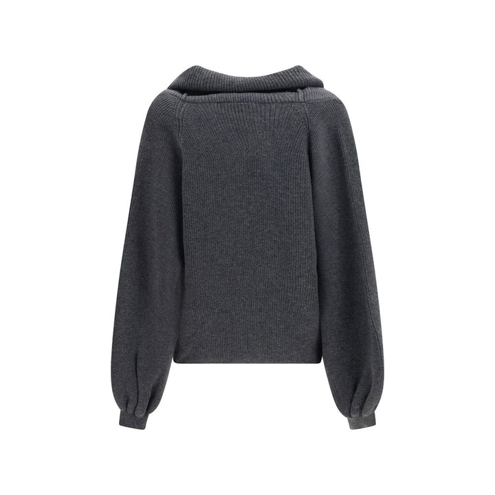 Dolce & Gabbana Gray Wool Oves Aries Cardigan