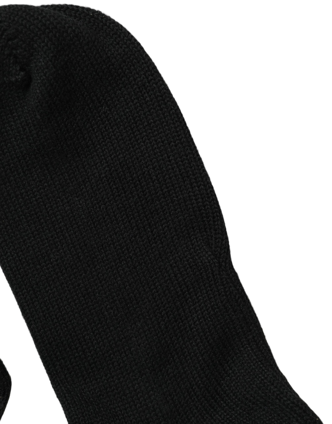 Dolce & Gabbana Black Sequin Cotton Knit Mid Calf Accessory Socks