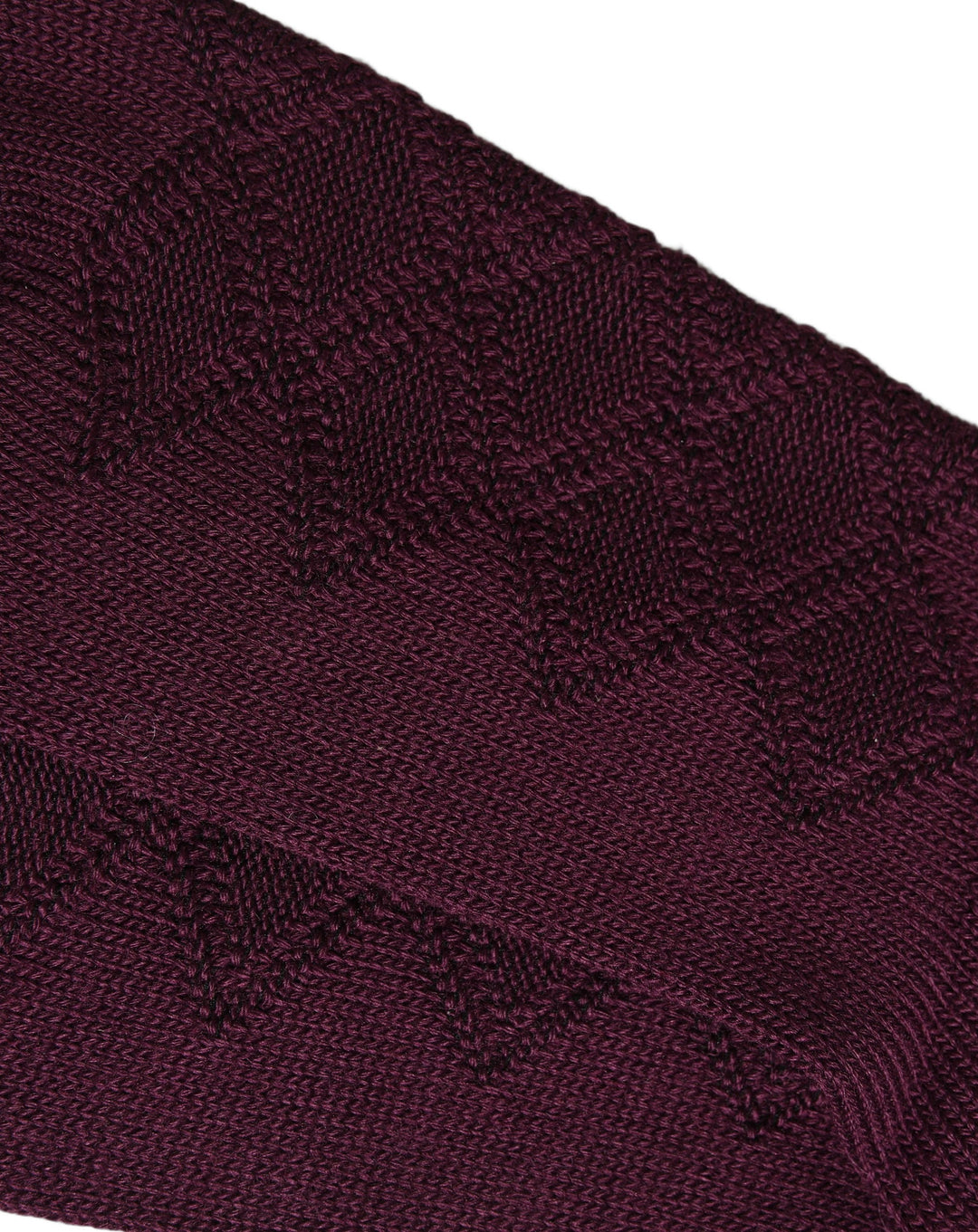 Dolce & Gabbana Burgundy Wool Crest Logo Knee High Accessory Socks