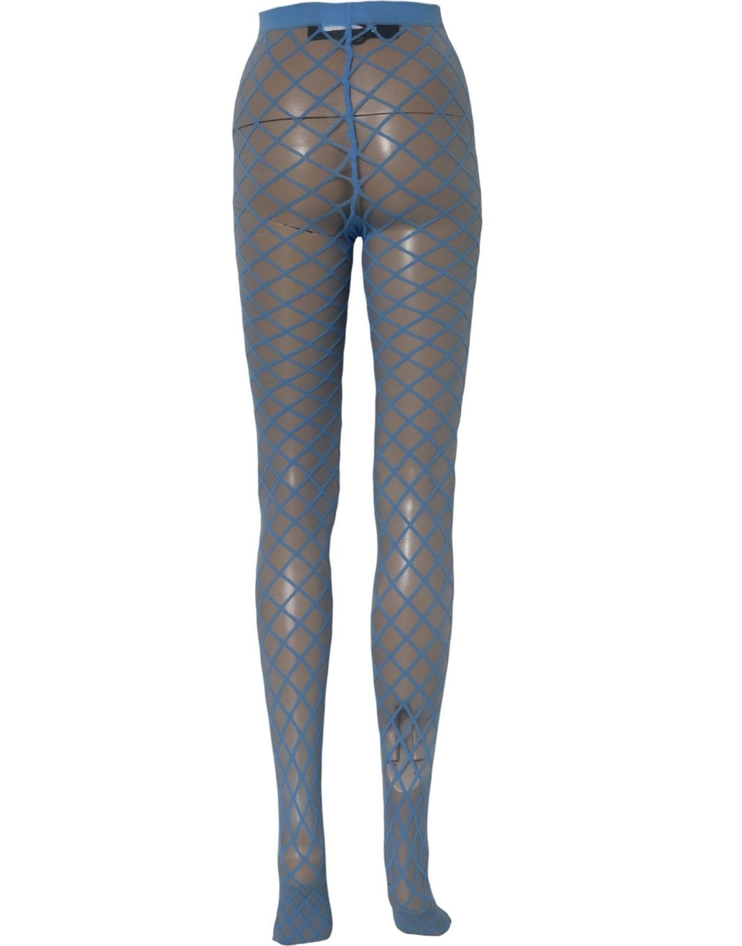Dolce & Gabbana Light Blue Nylon Fishnet Pantyhose Stockings Socks