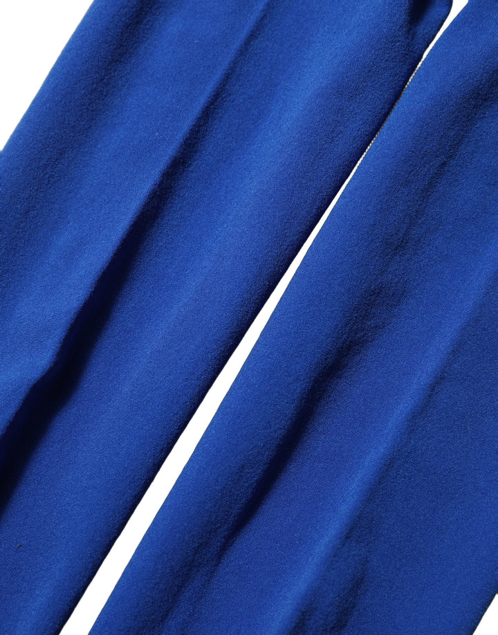 Dolce & Gabbana Blue Nylon Tights Stocking Pantyhose Socks