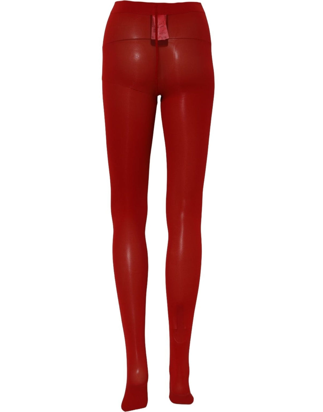 Dolce & Gabbana Red Nylon Tights Stocking Pantyhose Socks