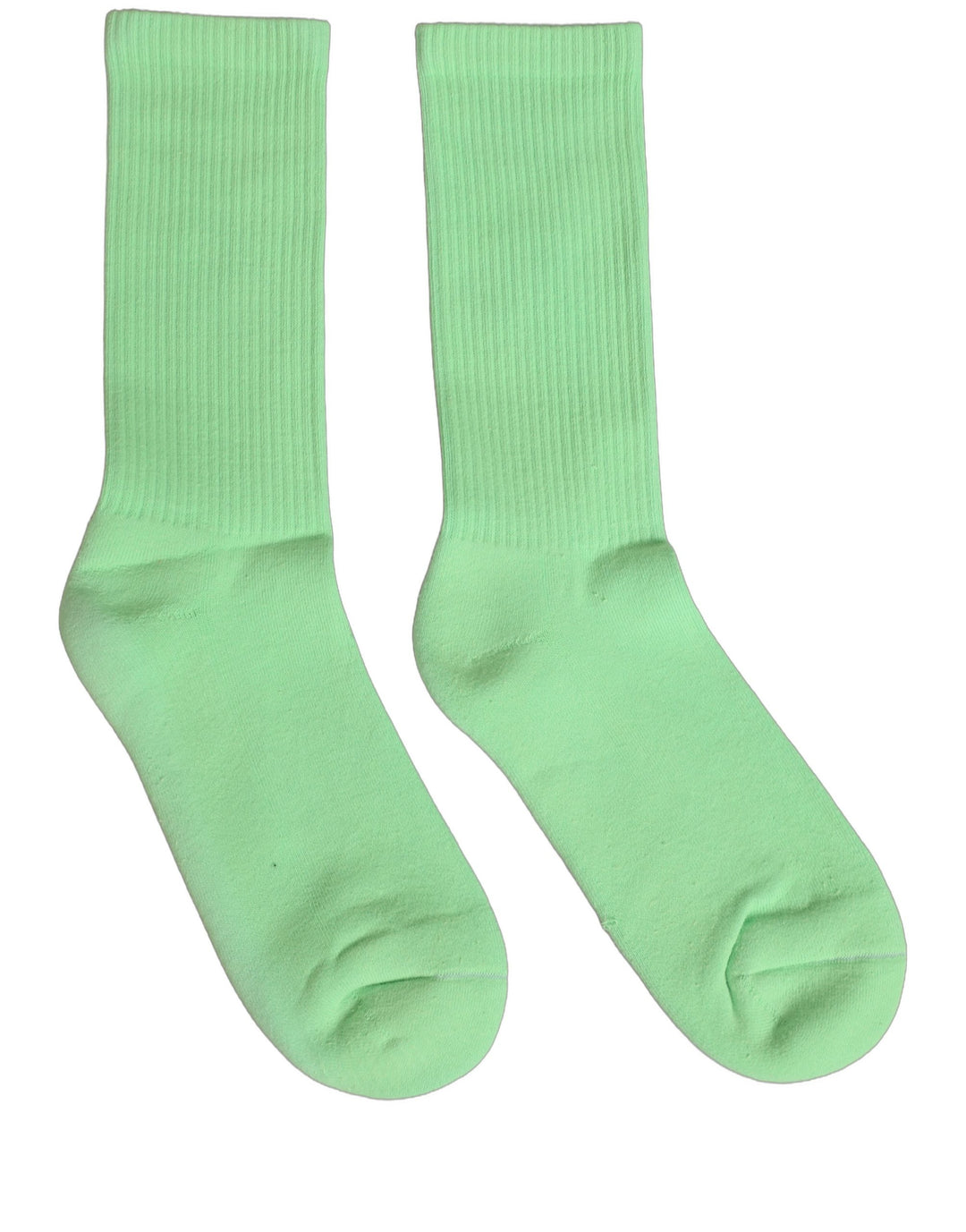 Dolce & Gabbana Green Cotton Ribbed Mid Calf Women Accessory Socks