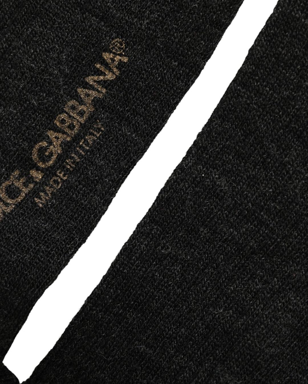 Dolce & Gabbana Black Wool DG Logo Mid Calf Accessory Socks