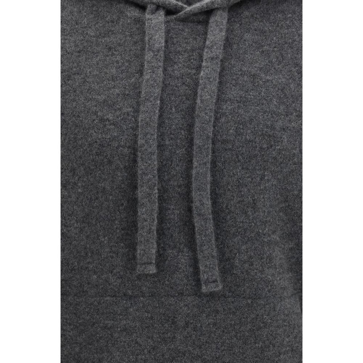Laneus Gray Cashmere Hoodie