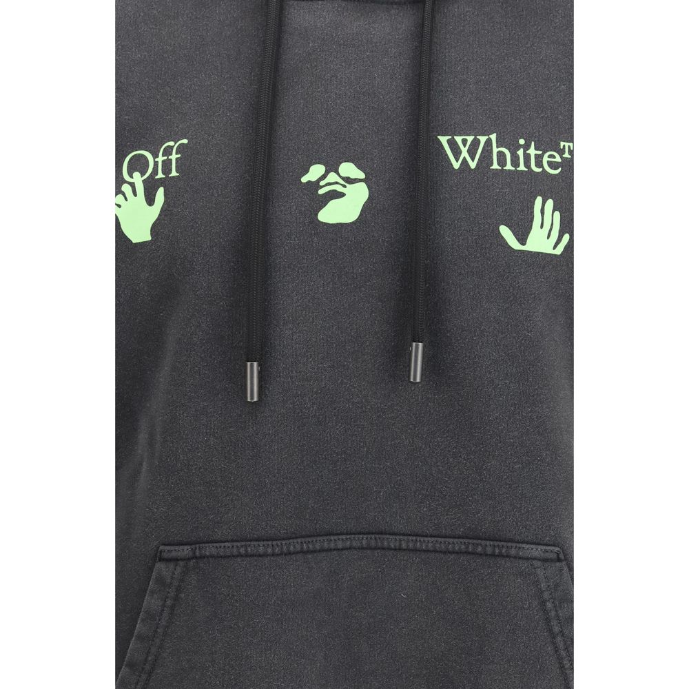 Off-White Gray Cotton Sweatshirt
