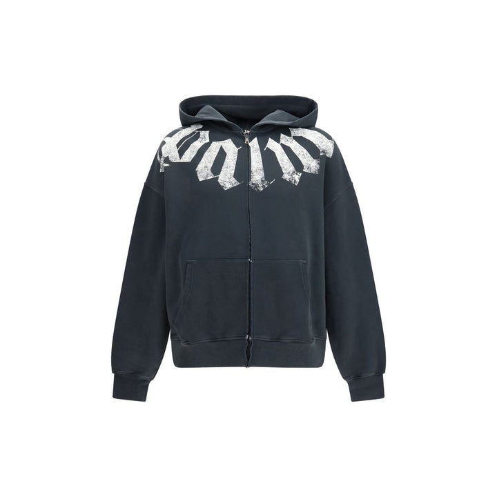 Palm Angels Black Cotton Sweatshirt