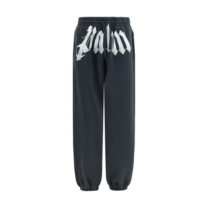 Palm Angels Gray Cotton Joggers (Workout Pants)