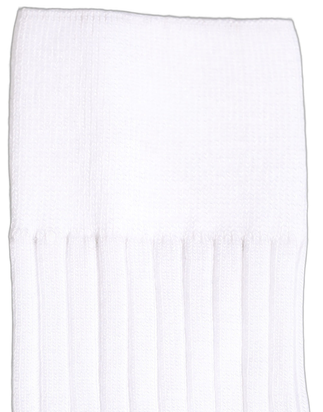 Dolce & Gabbana White Cotton Ribbed Logo Over The Calf Women Socks