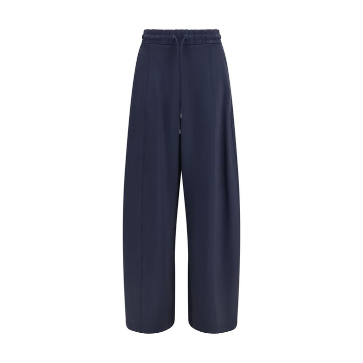 Max Mara Blue Polyamide Casual Pants