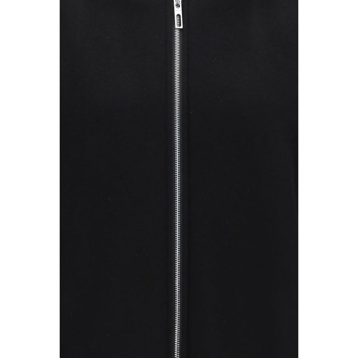 Max Mara Black Wool Oves Aries Full-Length Jacket