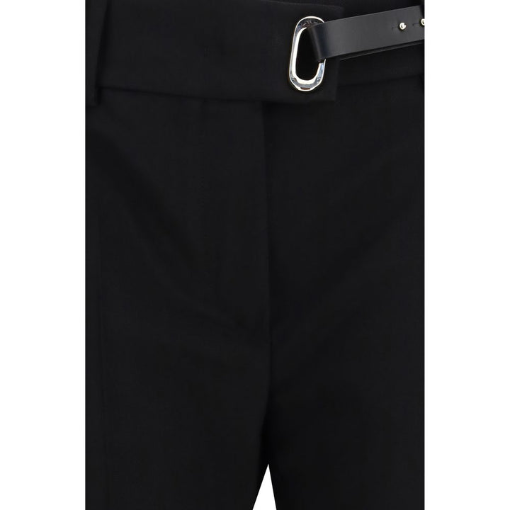 Max Mara Black Viscose Casual Pants