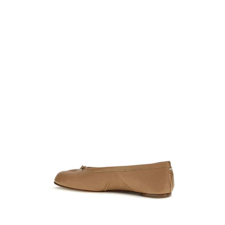 Maison Margiela Beige Lamb Ovis Aries Ballet Flats