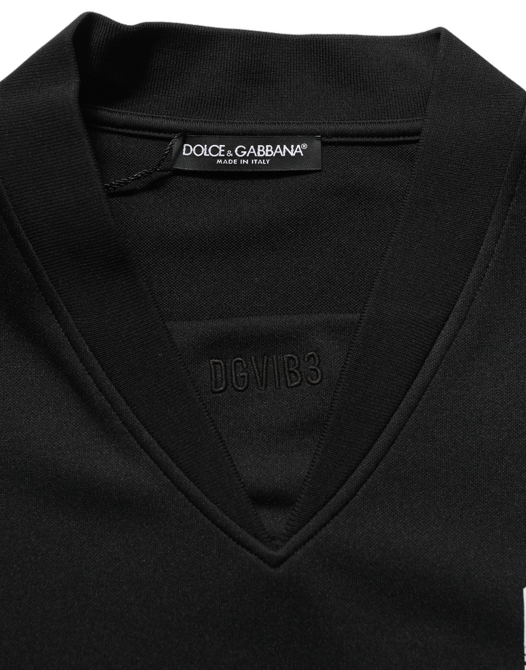Dolce & Gabbana Black Polyester DGVIB3 Oversized Jersey T-shirt