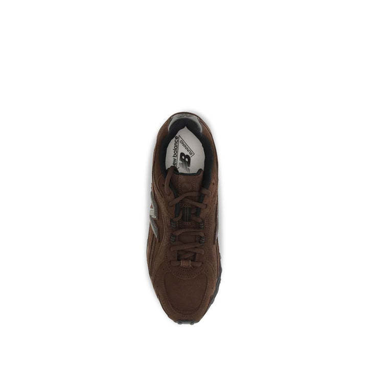 New Balance Brown Fabric Athletic Sneakers
