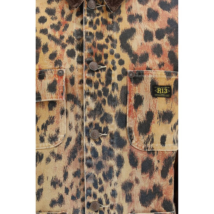R13 Multicolor Cotton Full-Length Jacket
