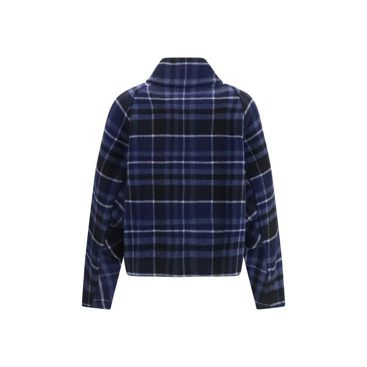 PINKO Blue Wool Oves Aries Shell Jacket