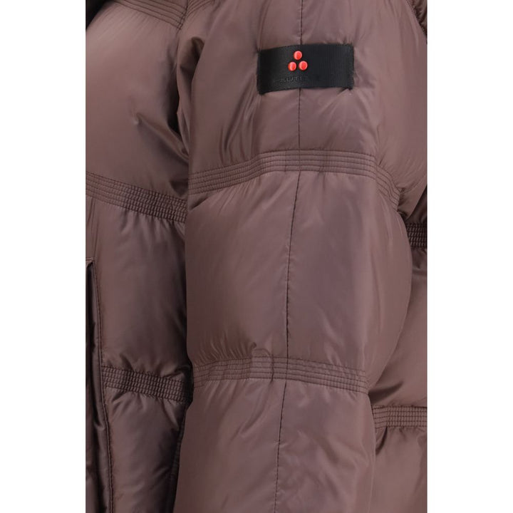 Peuterey Bordeaux Polyester Full-Length Jacket