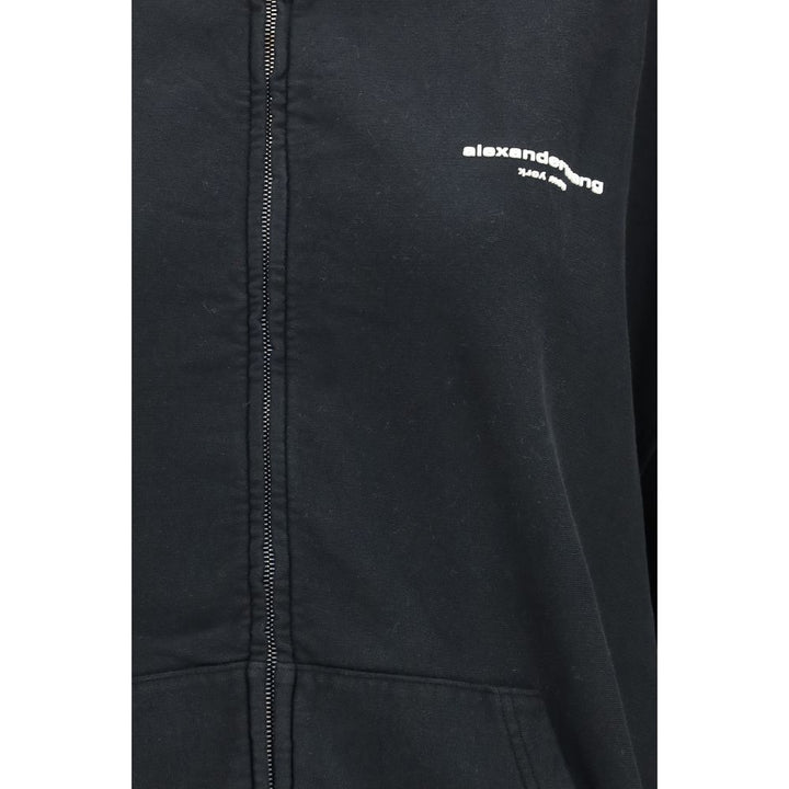 Alexander Wang Black Cotton Sweatshirt