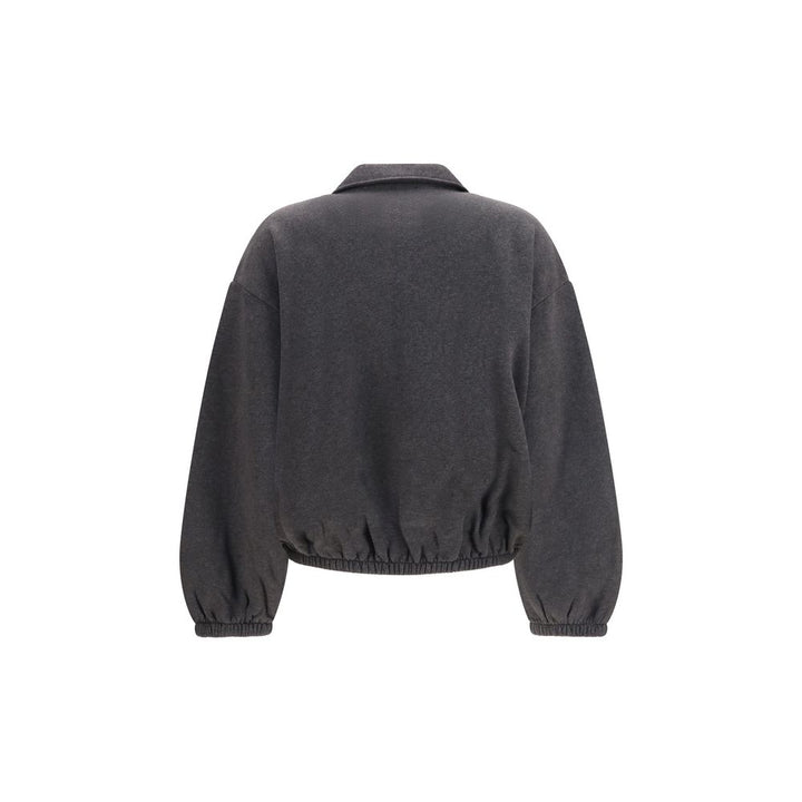 Darkpark Gray Cotton Sweatshirt