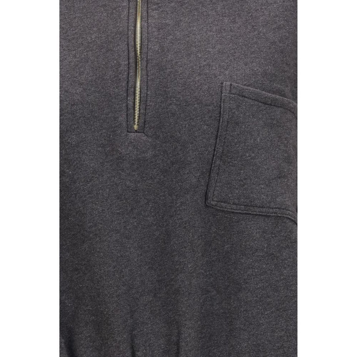 Darkpark Gray Cotton Sweatshirt