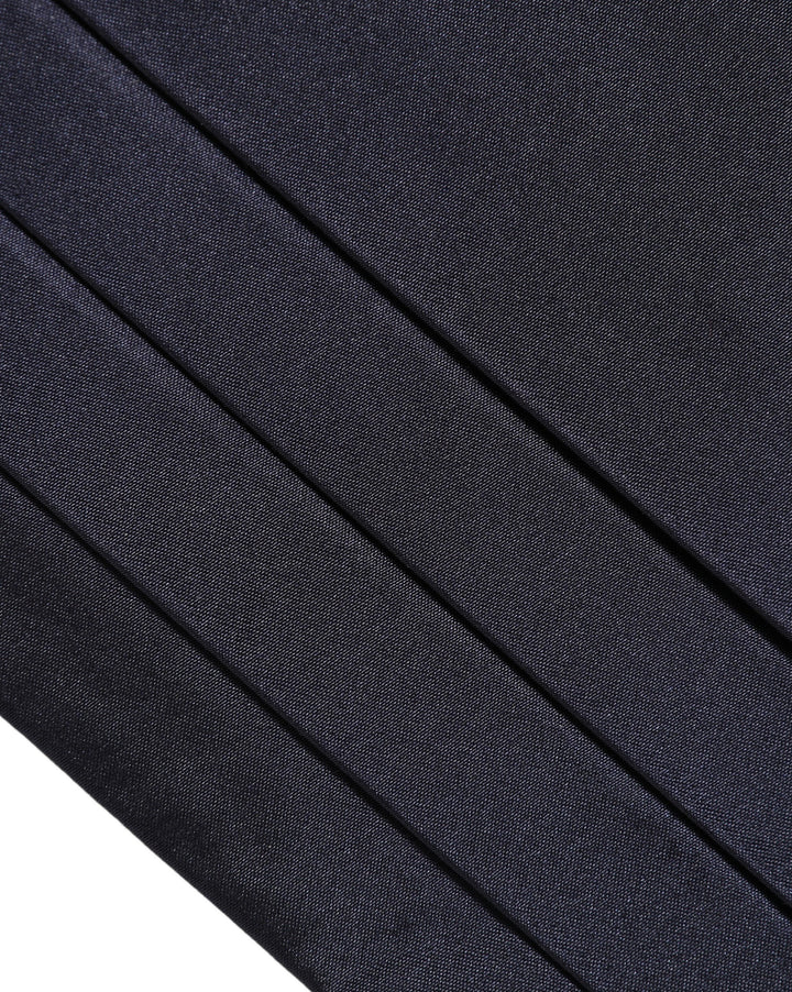 Dolce & Gabbana Dark Blue 100% Silk Belt Waist Cummerbund