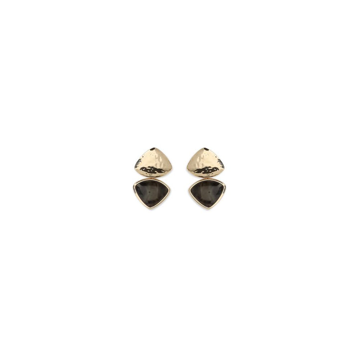 Self-Portrait Gold Brass Earrings