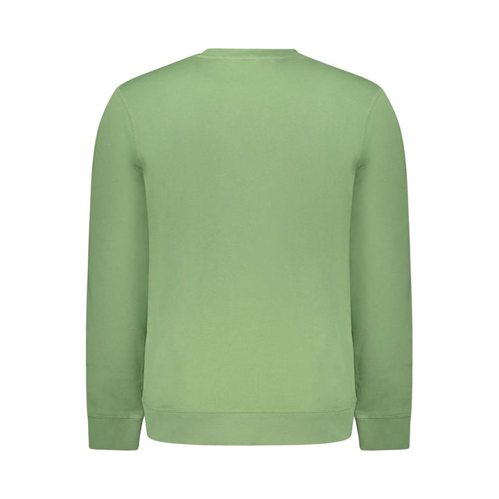 Hugo Boss Green Cotton Men's Sweatshirt