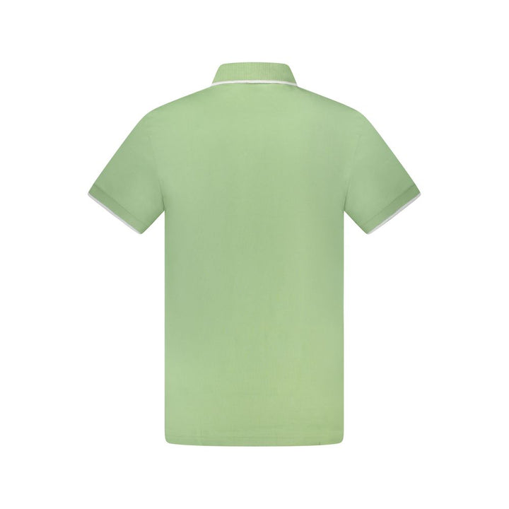 Hugo Boss Green Cotton Men's Polo
