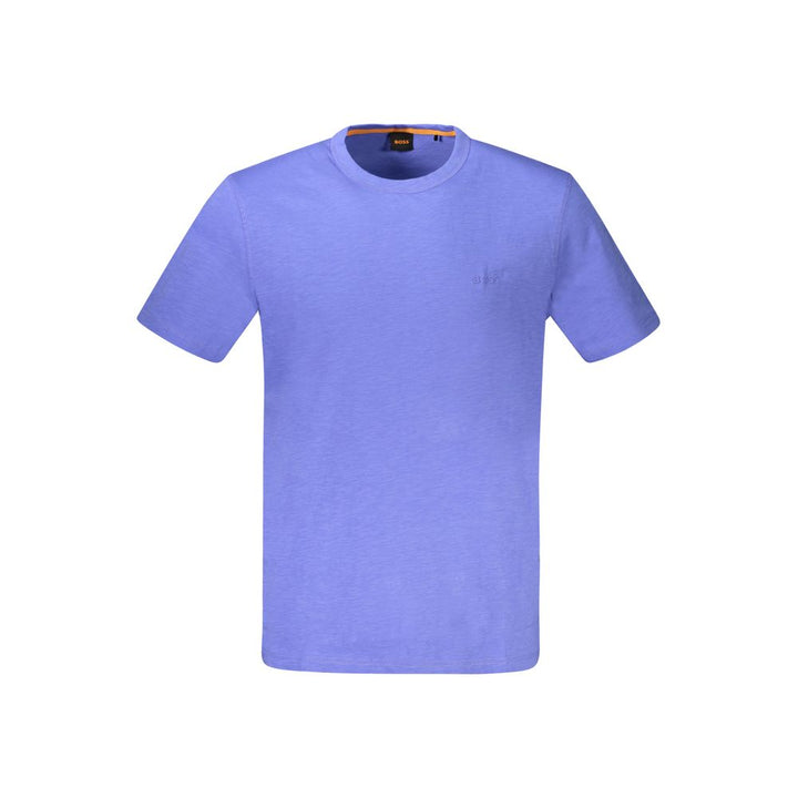 Hugo Boss Blue Cotton Men's T-Shirt