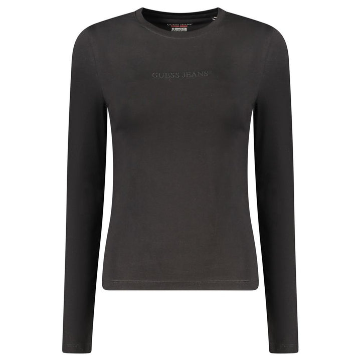 Guess Jeans Black Cotton Women's T-Shirt