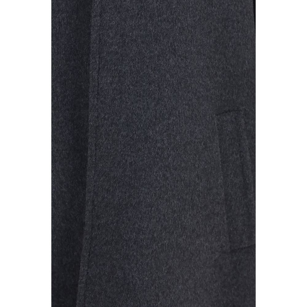 Valentino Garavani Gray Wool Oves Aries Coat