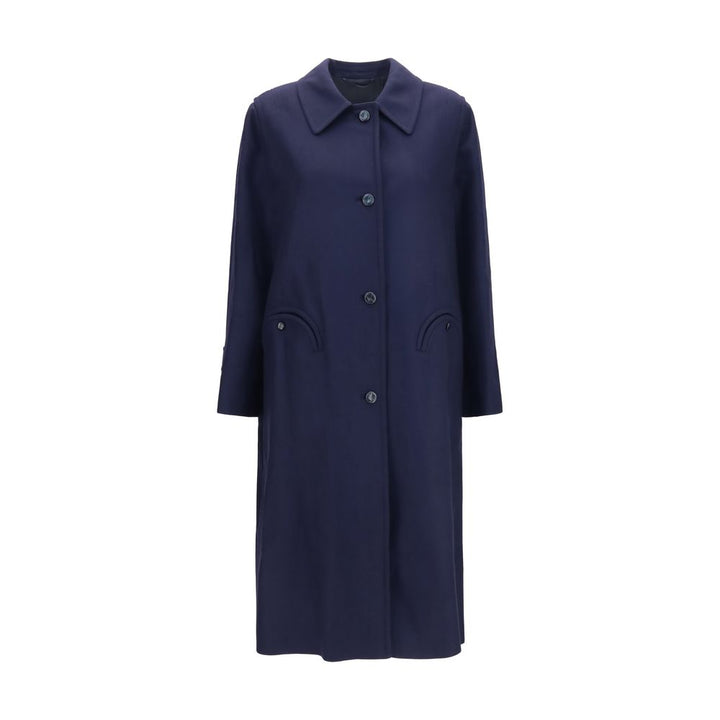 Blazé Milano Blue Wool Oves Aries Coat