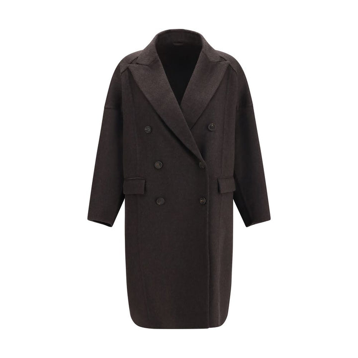 Brunello Cucinelli Brown Cashmere Coat