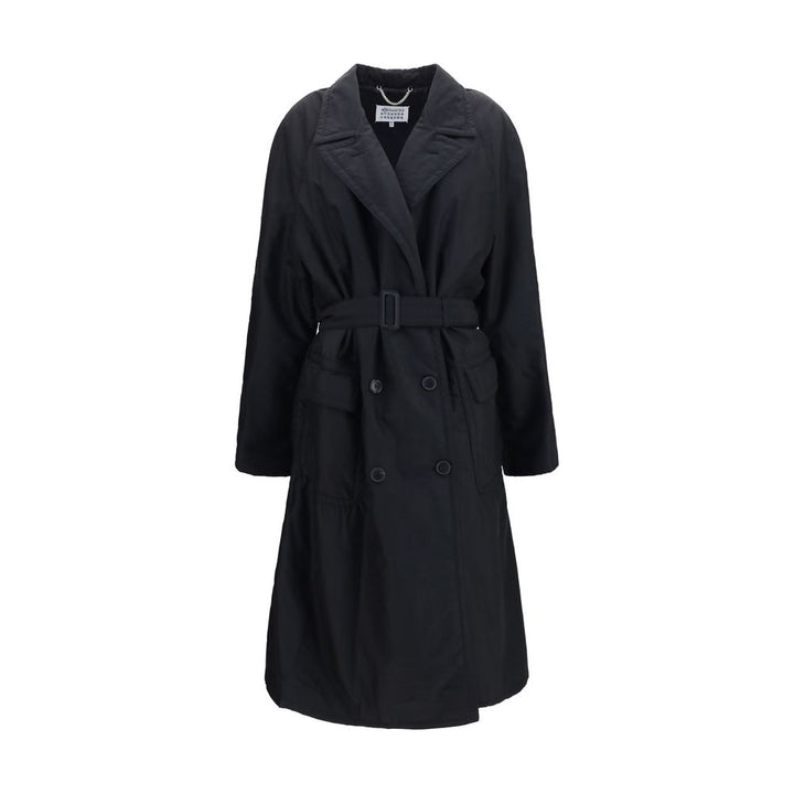 Maison Margiela Black Wool Oves Aries Coat