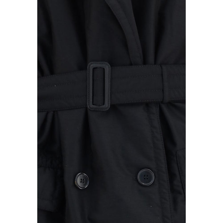Maison Margiela Black Wool Oves Aries Coat