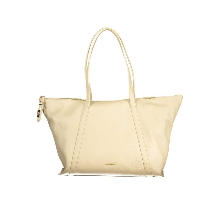 Coccinelle Beige Leather Women's Bag