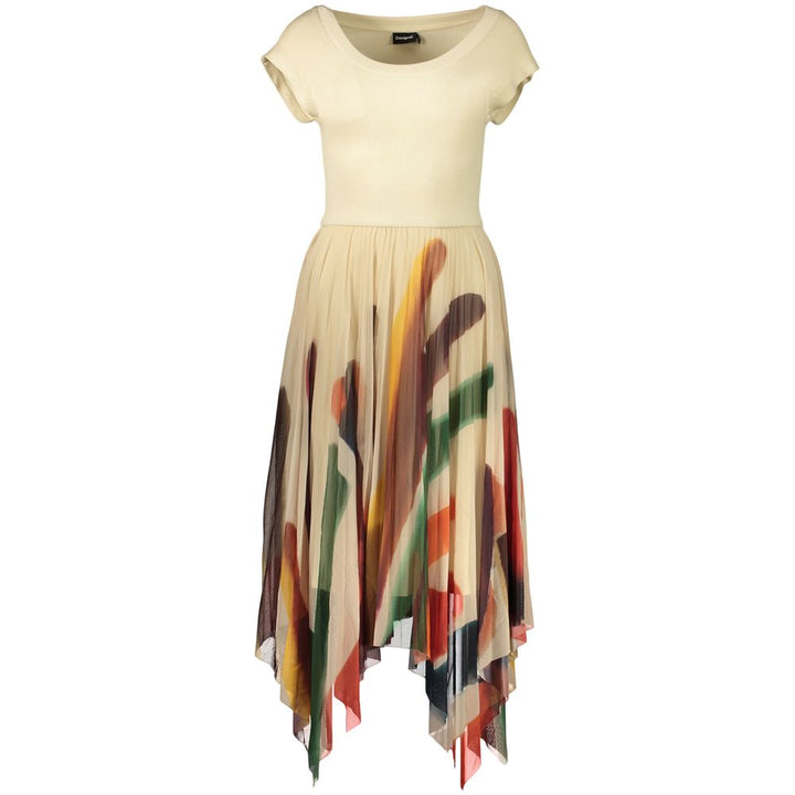 Desigual Beige Polyester Women's Dress