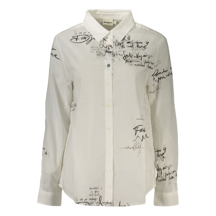 Desigual White Cotton Women's Shirt