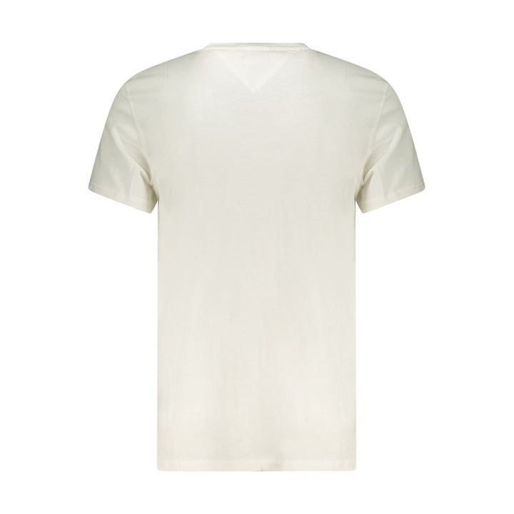 Tommy Hilfiger White Cotton Men's T-Shirt