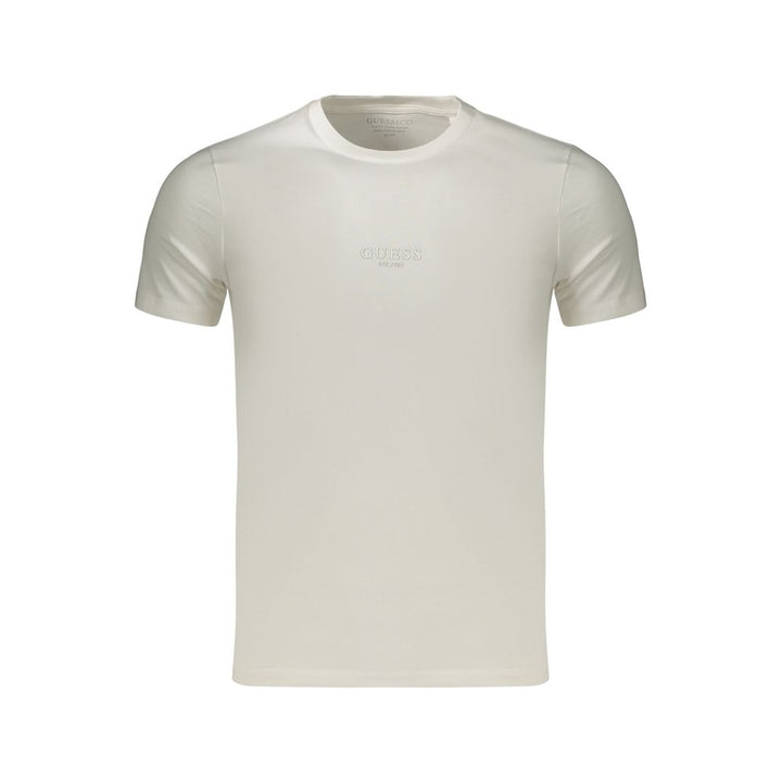 Guess Jeans White Cotton Mens TShirt