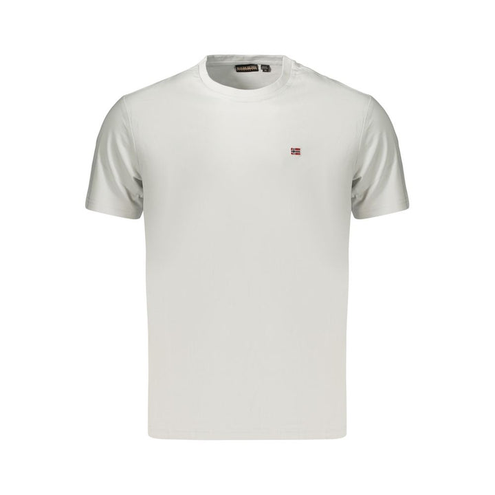Napapijri Gray Cotton T-Shirt