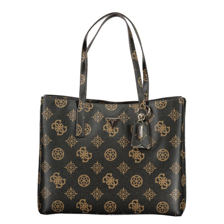 Guess Jeans Brown Polyethylene Handbag