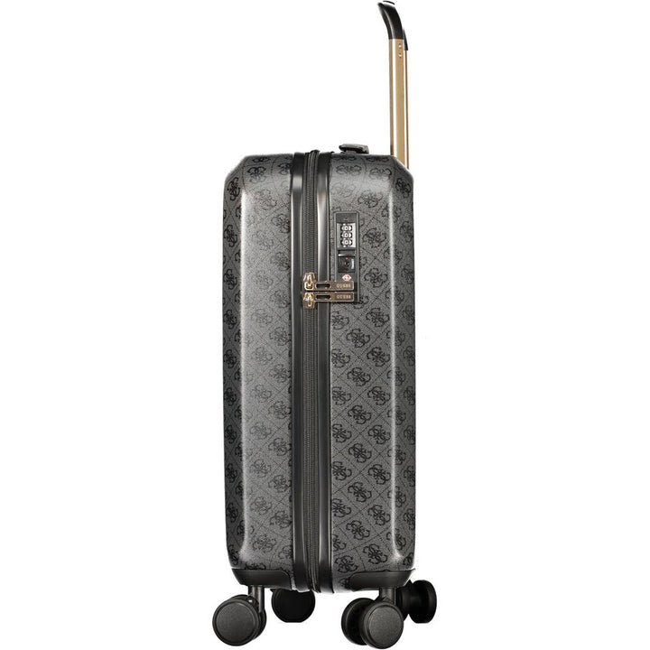 Guess Jeans Black Plastic Luggage And Travel