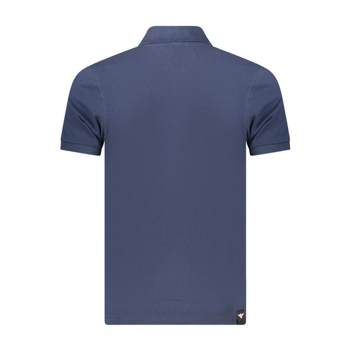 Accademia Militare Blue Cotton Polo Shirt
