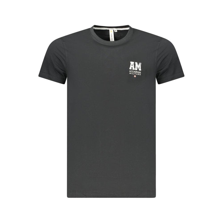 Accademia Militare Black Cotton T-Shirt