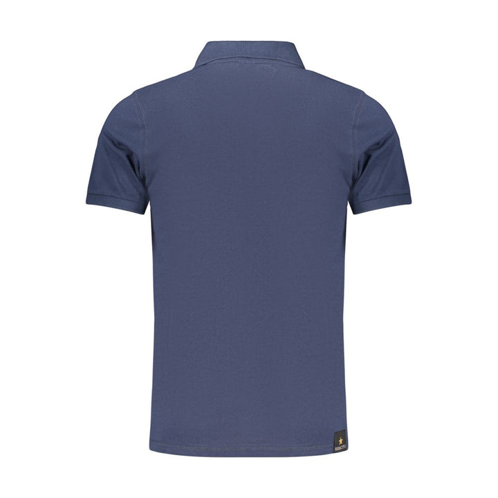 Accademia Militare Blue Cotton Polo Shirt
