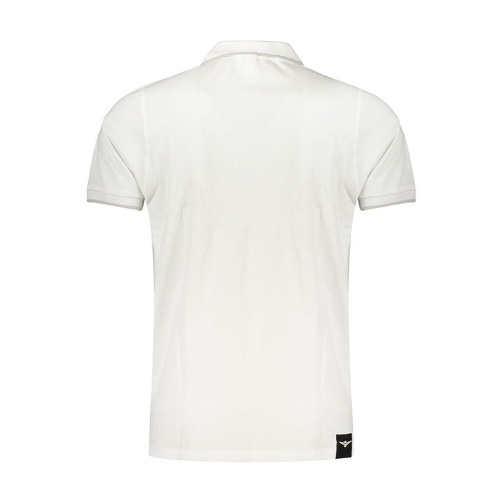 Accademia Militare White Cotton Polo Shirt