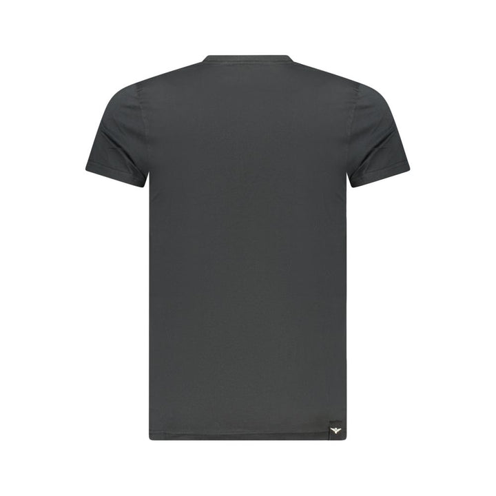 Accademia Militare Black Cotton T-Shirt