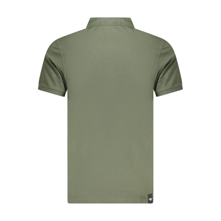Accademia Militare Green Cotton Polo Shirt